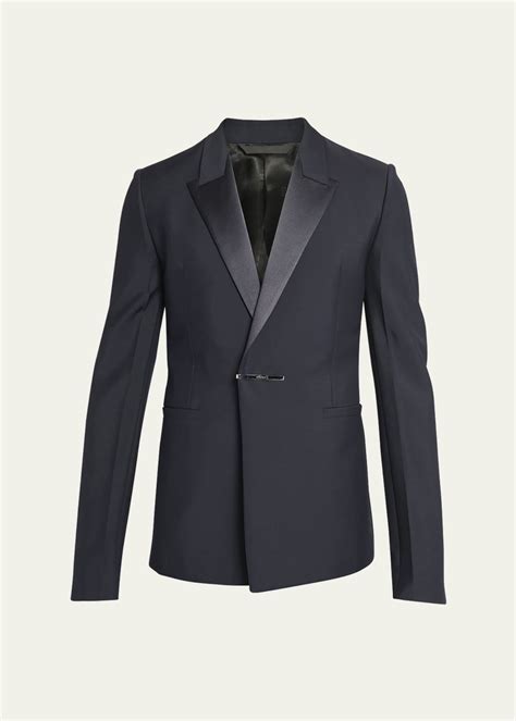 men givenchy coat|Givenchy metal clip blazer men.